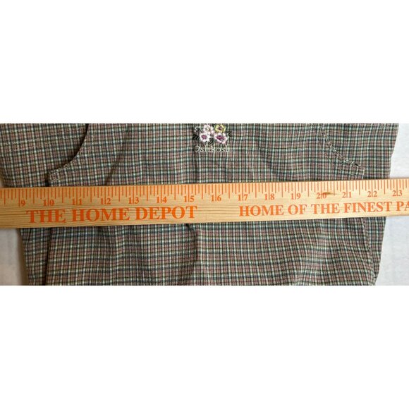 Vintage OshKosh Plaid Jumper Dress - Picture 7 of 10